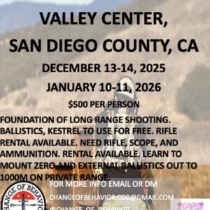 Precision Scoped Rifle Level Dec 13-14 2025