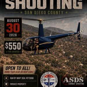 Aerial Helo Shooting Aug 30 2026