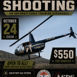 Aerial Helo Shooting Oct 24 2026