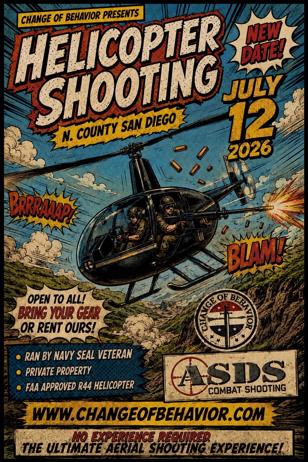 Aerial Helo Shooting July 12 2026