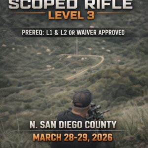 Precision Scoped Rifle Level 3 March 28-29 2026