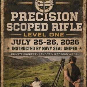 Precision Scoped Rifle Level 1 July 25-26 2026